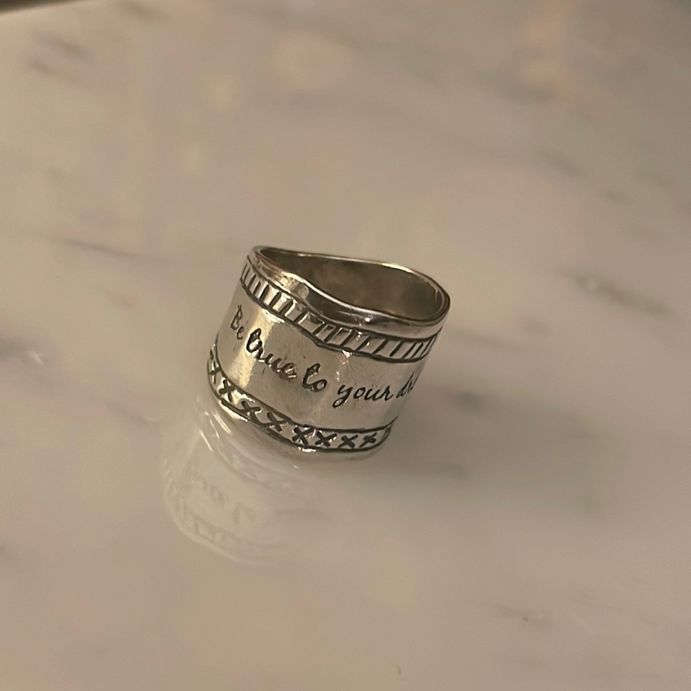 Silpada | “Be True To Your Dreams” Israel 925 Silver Ring